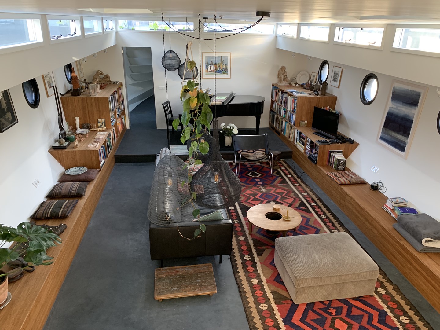 woonkamer in het ruim